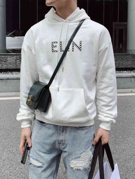 correct version + ce 22aw sailin qiudong capsule series chessboard grid liuding letter hoodie, Black
correct version + ce 22aw sailin qiudong capsule series chessboard grid liuding letter hoodie, Black