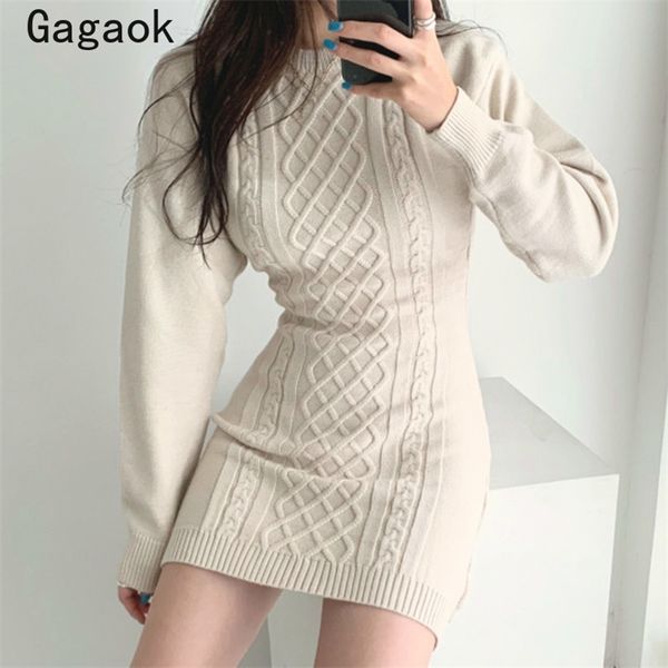 women sweater dress spring autumn solid empire full a-line o neck dresses slim bodycon korean chic vestidos 210531, Black;gray
women sweater dress spring autumn solid empire full a-line o neck dresses slim bodycon korean chic vestidos 210531, Black;gray