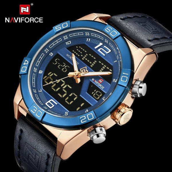 wristwatches naviforce military watch men sport watches 2021 luxury brand multifunction digital clock quartz dual time waterproof 9128, Slivery;brown
wristwatches naviforce military watch men sport watches 2021 luxury brand multifunction digital clock quartz dual time waterproof 9128, Slivery;brown