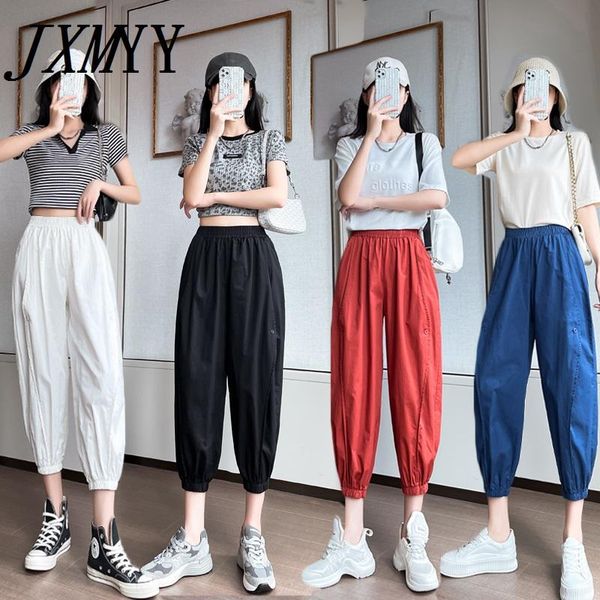 women's pants & capris jxmyy 2021 fashion all-match lantern harem women loose spring and summer thin casual eight-point wide-leg, Black;white
women's pants & capris jxmyy 2021 fashion all-match lantern harem women loose spring and summer thin casual eight-point wide-leg, Black;white