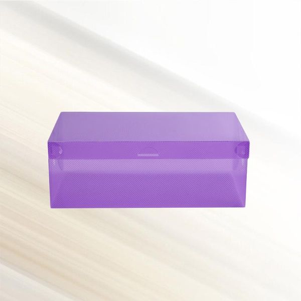 clothing & wardrobe storage candy color clear shoes case box container stackable organizer (purple)
clothing & wardrobe storage candy color clear shoes case box container stackable organizer (purple)