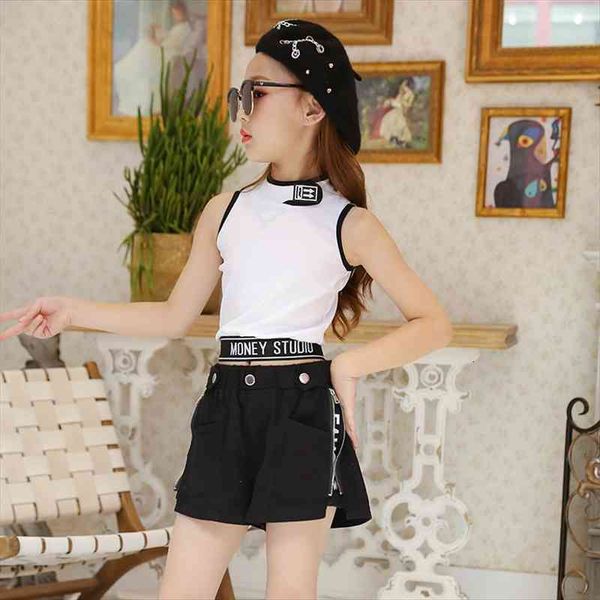 cool girls clothes summer outfit vest shorts sets sleeveless t-shirt sweatshirt pants cotton children costume girl wear, White
cool girls clothes summer outfit vest shorts sets sleeveless t-shirt sweatshirt pants cotton children costume girl wear, White