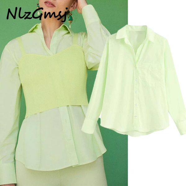 nlzgmsj 2021 autumn new women light green blouse long sleeve chic female casual loose shirt blusas femininas, White
nlzgmsj 2021 autumn new women light green blouse long sleeve chic female casual loose shirt blusas femininas, White