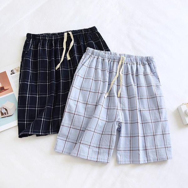 men's sleepwear summer style cotton plaid shorts pants thin women's pajamas home sleep wear trouser suits pijama hombre, Black;brown
men's sleepwear summer style cotton plaid shorts pants thin women's pajamas home sleep wear trouser suits pijama hombre, Black;brown