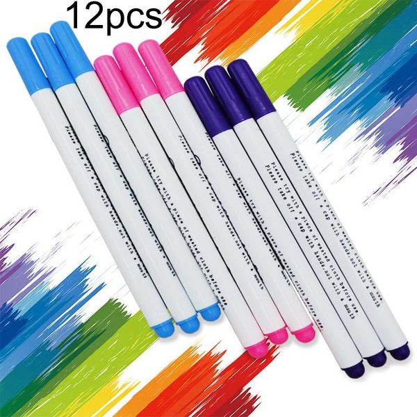 12pcs soluble stitch marker cross stitch pen erasable pen embroidery fabric marker diy needlework sewing tool accessories, Black
12pcs soluble stitch marker cross stitch pen erasable pen embroidery fabric marker diy needlework sewing tool accessories, Black