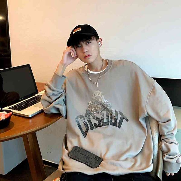 sweater men's round neck autumn korean version high street brand ins loose kid diamond trendy big size fried street hip hop, Black
sweater men's round neck autumn korean version high street brand ins loose kid diamond trendy big size fried street hip hop, Black