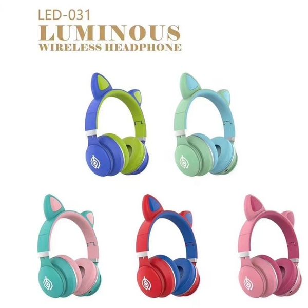 new led031 luminous cat ear bluetooth luminous headset mobile phone headset folding headset subwoofer wholesale
new led031 luminous cat ear bluetooth luminous headset mobile phone headset folding headset subwoofer wholesale