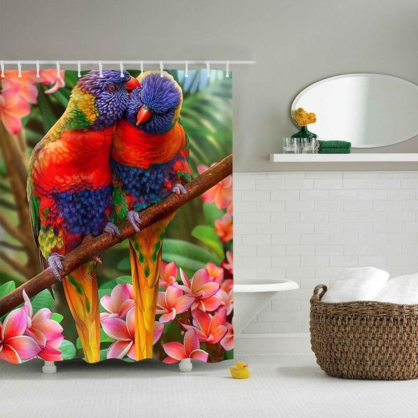 shower curtains colorful parrot bathroom curtain frabic waterproof polyester screen with hooks home decor
shower curtains colorful parrot bathroom curtain frabic waterproof polyester screen with hooks home decor