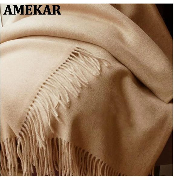 scarves wool winter scarf women solid luxury autumn fashion designer poncho scarfs for ladies wrap, Blue;gray 
scarves wool winter scarf women solid luxury autumn fashion designer poncho scarfs for ladies wrap, Blue;gray