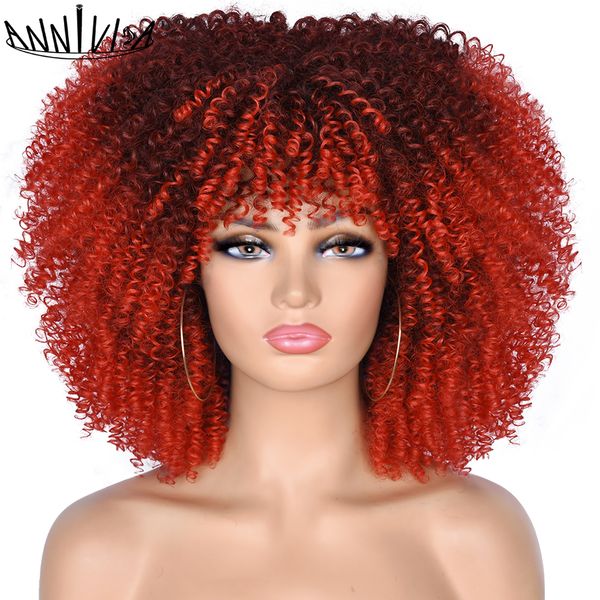 14 short hair afro kinky curly wigs with bangs for black women synthetic glueless pink red purple cosplay wigs high temperature
14 short hair afro kinky curly wigs with bangs for black women synthetic glueless pink red purple cosplay wigs high temperature