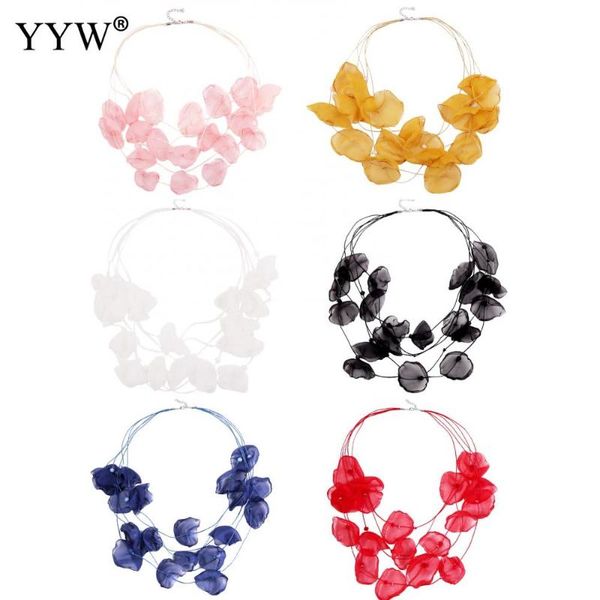 pendant necklaces 2021 elegant women gauze necklace fashion jewelry multicolor exquisite female ladies collar trendy extender chain kolye bi, Silver
pendant necklaces 2021 elegant women gauze necklace fashion jewelry multicolor exquisite female ladies collar trendy extender chain kolye bi, Silver