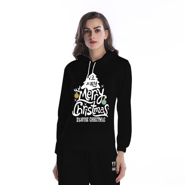 2021 fall/winter trend printed women's casual and comfortable christmas theme street wear date hoodie mkhn, Black
2021 fall/winter trend printed women's casual and comfortable christmas theme street wear date hoodie mkhn, Black