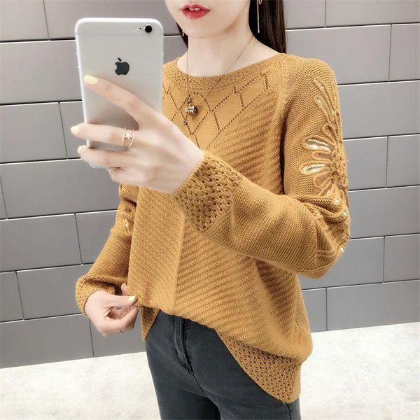women's sweaters 2021 render unlined upper garment of female hollow out loose off brief paragraph inside take a, White;black
women's sweaters 2021 render unlined upper garment of female hollow out loose off brief paragraph inside take a, White;black
