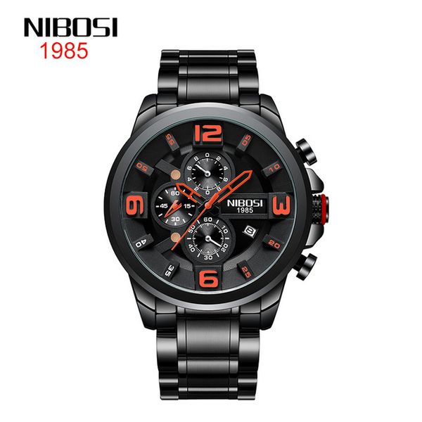 4 style nibosi watch outdoor sports watch men's luminous waterproof sports quartz watch chronograph mens watches black shell, Slivery;brown
4 style nibosi watch outdoor sports watch men's luminous waterproof sports quartz watch chronograph mens watches black shell, Slivery;brown