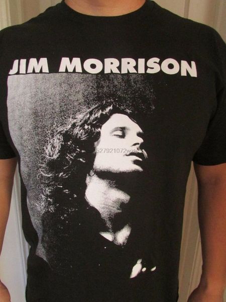 men's t-shirts jim morrison face t-shirt -, White;black 
men's t-shirts jim morrison face t-shirt -, White;black