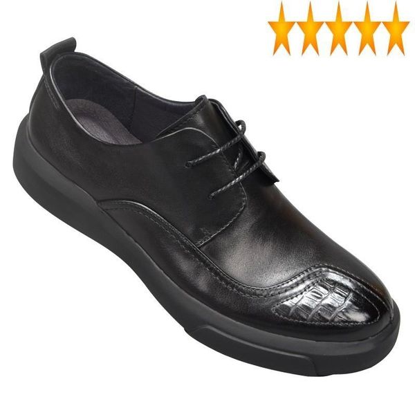 dress shoes genuine leather formal mens lace up groom wedding breathable business man low cut footwear flats driving, Black
dress shoes genuine leather formal mens lace up groom wedding breathable business man low cut footwear flats driving, Black