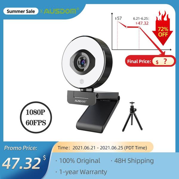 webcams ausdom af660 fhd 1080p 60fps webcam autofocus 75 degree stream cam with adjustable right light tripod for live streaming
webcams ausdom af660 fhd 1080p 60fps webcam autofocus 75 degree stream cam with adjustable right light tripod for live streaming