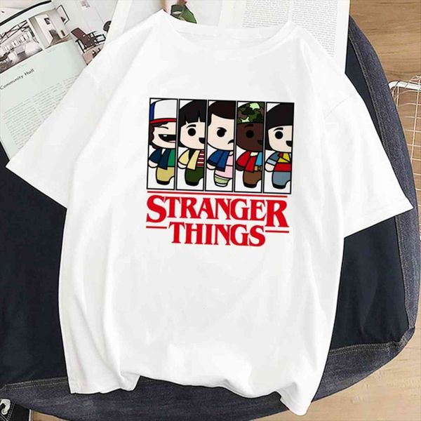 stranger things 3 funny women t shirt eleven cartoon printed upside down female harajuku ullzang tees, White
stranger things 3 funny women t shirt eleven cartoon printed upside down female harajuku ullzang tees, White