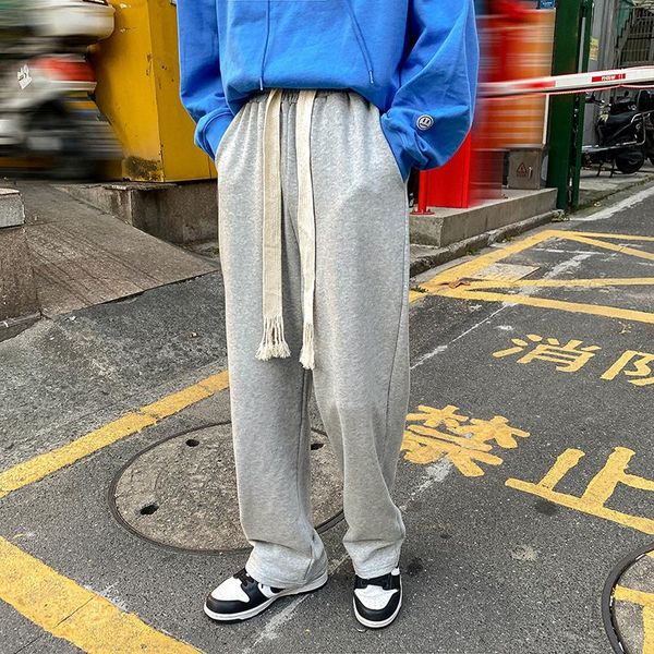men's pants black/gray casual men fashion wide-leg sweatpants streetwear loose hip-hop straight mens trousers m-2xl
men's pants black/gray casual men fashion wide-leg sweatpants streetwear loose hip-hop straight mens trousers m-2xl