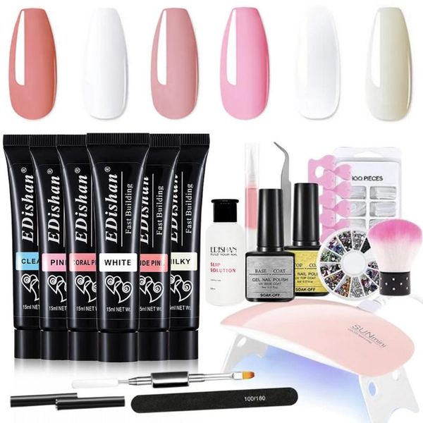 nail art kits gel set safe skin-friendly extension manicure women french clear camouflage color tip brush uv
nail art kits gel set safe skin-friendly extension manicure women french clear camouflage color tip brush uv