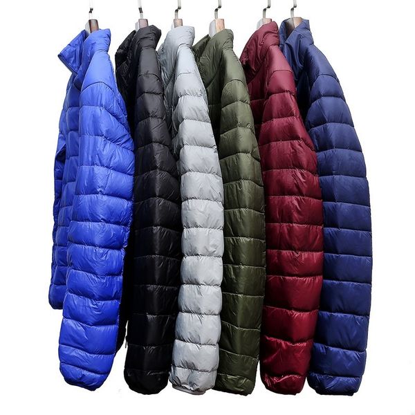 men winter fashion stand collar 90% white duck ets ultralight coat portable slim down parka plus size 4xl 5xl, Black;white
men winter fashion stand collar 90% white duck ets ultralight coat portable slim down parka plus size 4xl 5xl, Black;white