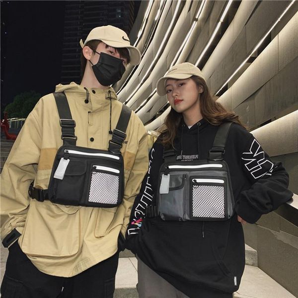 multi function street style women waist bags vest strap hip hop tactical tooling chest utility bag reflective for men g186
multi function street style women waist bags vest strap hip hop tactical tooling chest utility bag reflective for men g186