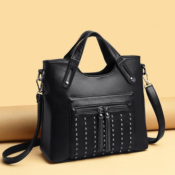 evening bags leather shoulder bag rivet tassel handbags designer large capacity casual tote woman clutch purse crossbody sac
evening bags leather shoulder bag rivet tassel handbags designer large capacity casual tote woman clutch purse crossbody sac