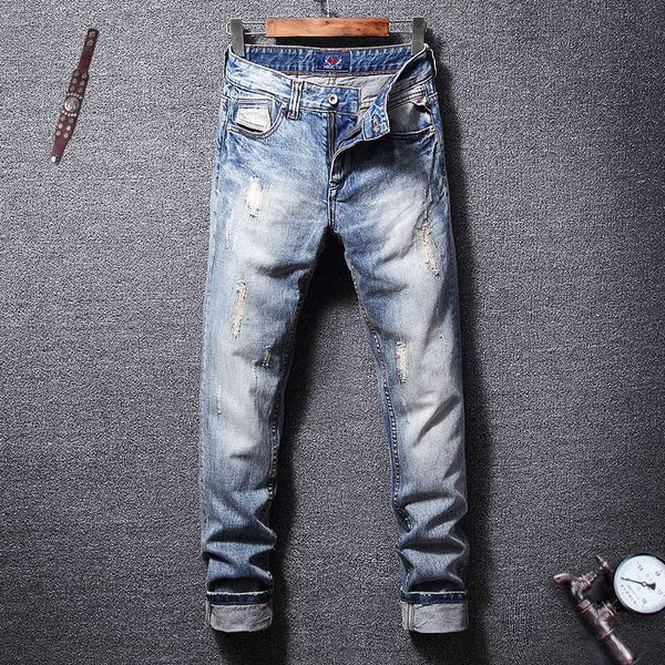 men's jeans fashion streetwear slim fit light blue patchwork ripped men denim pants vintage designer hip hop homme xphw 7kpj
men's jeans fashion streetwear slim fit light blue patchwork ripped men denim pants vintage designer hip hop homme xphw 7kpj
