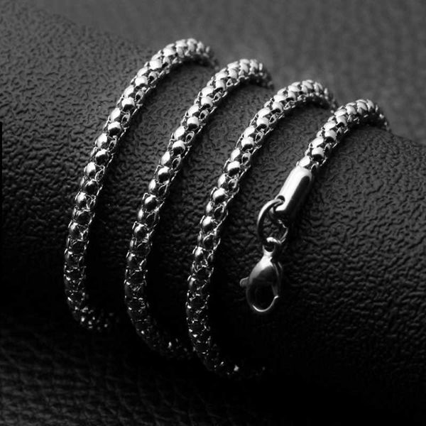 chains 5mm 7mm 9mm wide stainless steel corn nacklace popcorn chain for men women hight quality basic cubic solid metal curb cuban link, Silver
chains 5mm 7mm 9mm wide stainless steel corn nacklace popcorn chain for men women hight quality basic cubic solid metal curb cuban link, Silver