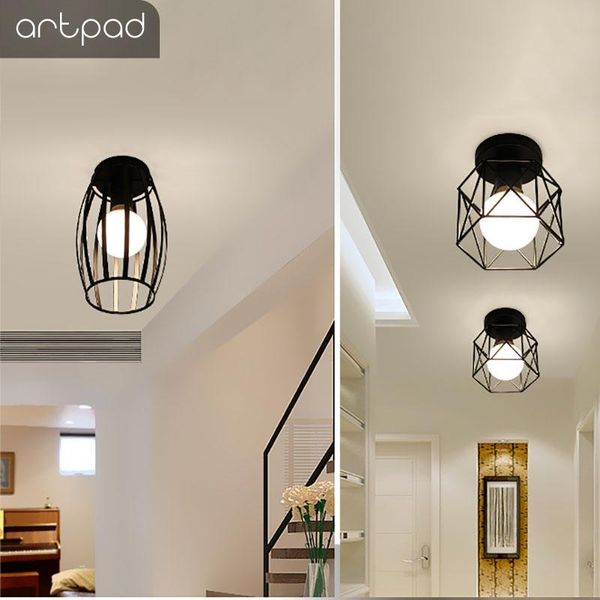 ceiling lights vintage loft black iron cage led lamp nordic metal light for kitchen bedroom balcony asile bar e27 fixture
ceiling lights vintage loft black iron cage led lamp nordic metal light for kitchen bedroom balcony asile bar e27 fixture