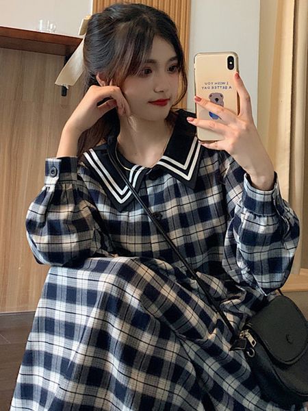 amy's design dresses fall out 2021 new japanese style sailor retro-plaid collar kawaii vetement femme oois, Black;gray
amy's design dresses fall out 2021 new japanese style sailor retro-plaid collar kawaii vetement femme oois, Black;gray