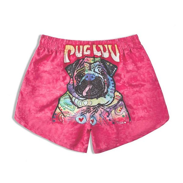 women's shorts couple short quick drying cartoon 3d dog printing casual fashion women loose middle trousers female britches summer, White;black
women's shorts couple short quick drying cartoon 3d dog printing casual fashion women loose middle trousers female britches summer, White;black