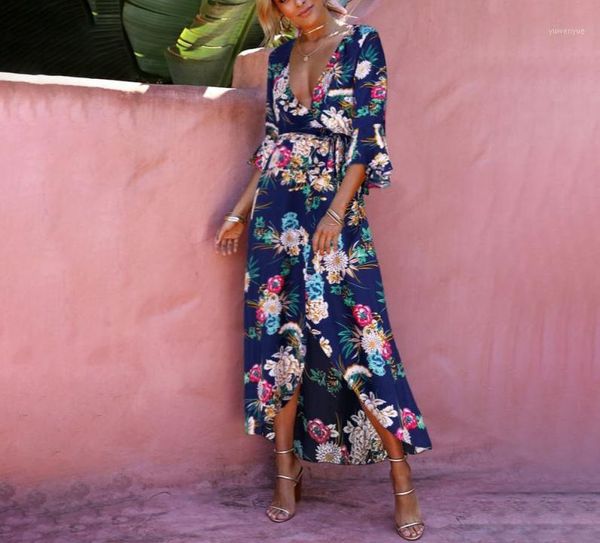 zoulv 2021 women vintage v neck sundress beach spring floral print summer maxi dress undefined dresses casual, Black;gray 
zoulv 2021 women vintage v neck sundress beach spring floral print summer maxi dress undefined dresses casual, Black;gray