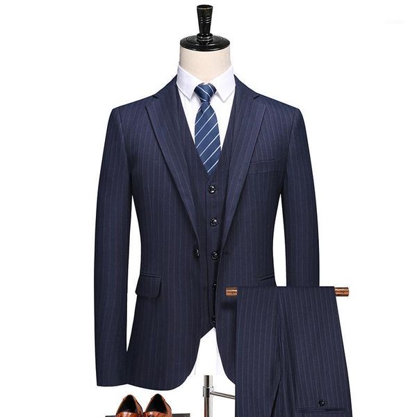 men's suits & blazers trailblazer pants vest suit/2021 spring and autumn fashion suit/men's casual business striped 3-piece suit j, White;black
men's suits & blazers trailblazer pants vest suit/2021 spring and autumn fashion suit/men's casual business striped 3-piece suit j, White;black