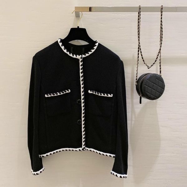 zh0009 early spring new sweater women's round neck stitching knitted cardigan temperament celebrity style knitted top, White
zh0009 early spring new sweater women's round neck stitching knitted cardigan temperament celebrity style knitted top, White