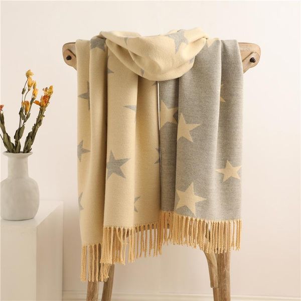 scarves pattern star cashmere scarf hijab women thick warm winter blanket neckerchief head shawl warps 2021 pashmina bufand with tassel, Blue;gray
scarves pattern star cashmere scarf hijab women thick warm winter blanket neckerchief head shawl warps 2021 pashmina bufand with tassel, Blue;gray