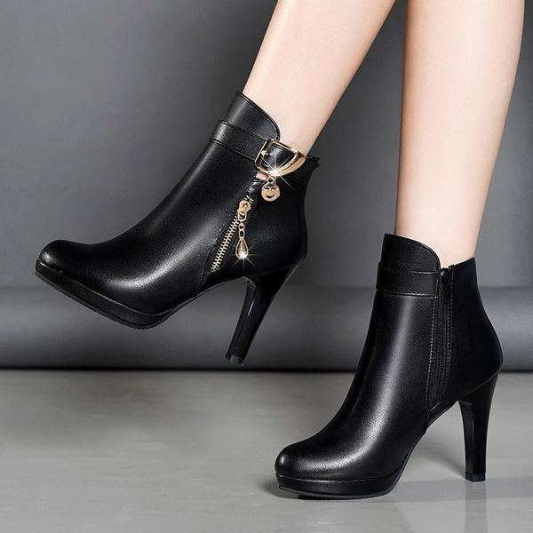 sandals boots women 2021 autumn ankle for thin heel zipper casual female shoes leather botas mujer, Black
sandals boots women 2021 autumn ankle for thin heel zipper casual female shoes leather botas mujer, Black