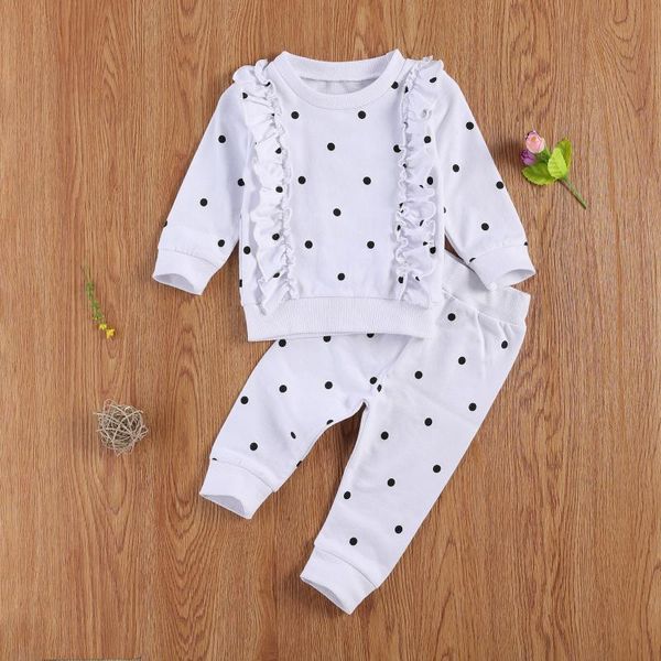 clothing sets pudcoco born baby clothes autumn long sleeve crew neck polka dots ruffle pants 2pcs outfits boy girl 0-24m, White
clothing sets pudcoco born baby clothes autumn long sleeve crew neck polka dots ruffle pants 2pcs outfits boy girl 0-24m, White