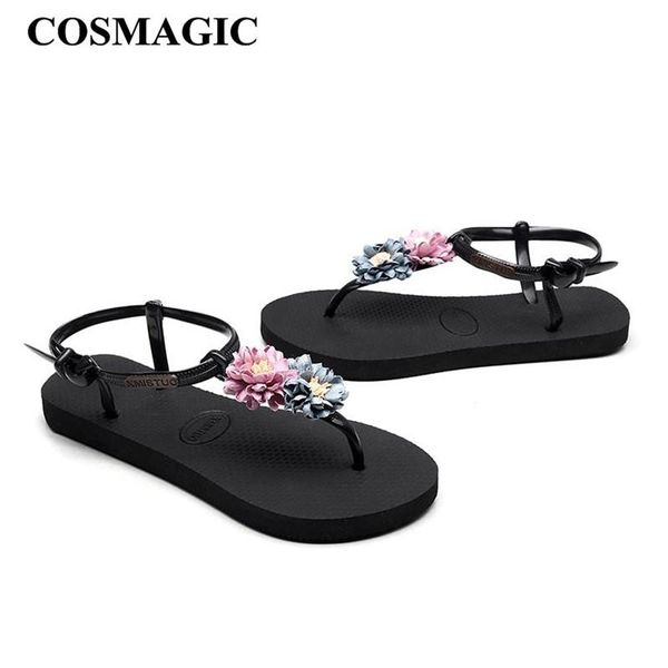 sandals cosmagic fashion summer flower t-strap 2021 women buckle strap beach bohemia style shoe flat with, Black
sandals cosmagic fashion summer flower t-strap 2021 women buckle strap beach bohemia style shoe flat with, Black
