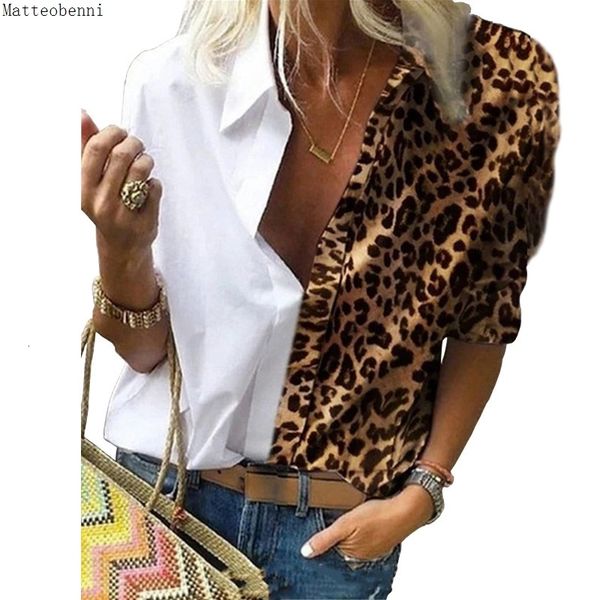 2021 new fashion leopard patchwork shirt womens casual blouses autumn long sleeve loose shirts elegant office lady spring plus size sb14, Gray
2021 new fashion leopard patchwork shirt womens casual blouses autumn long sleeve loose shirts elegant office lady spring plus size sb14, Gray