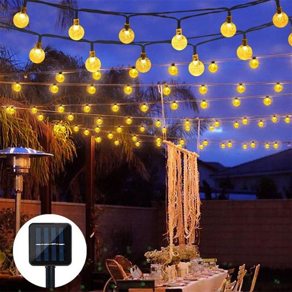5m 10m solar lamp crystal ball globe waterproof led solar string light bulb garden christmas decor outdoor light garland
5m 10m solar lamp crystal ball globe waterproof led solar string light bulb garden christmas decor outdoor light garland