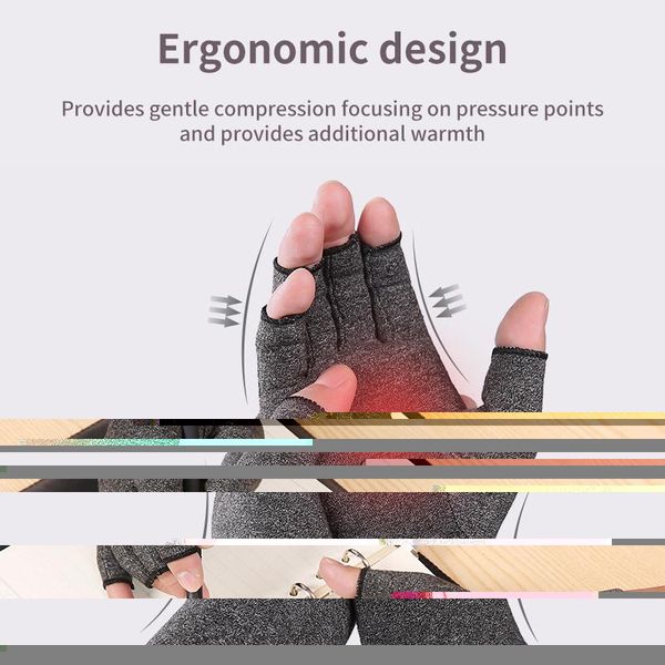 1 pair compression arthritis gloves premium arthritic joint pain relief hand gloves therapy open fingers healthy, Black;red
1 pair compression arthritis gloves premium arthritic joint pain relief hand gloves therapy open fingers healthy, Black;red