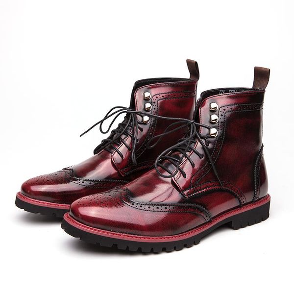 boots plus size mens fashion banquet motorcycle cowboy carved brogues shoes natural leather boot bullock ankle botas hombre male, Black
boots plus size mens fashion banquet motorcycle cowboy carved brogues shoes natural leather boot bullock ankle botas hombre male, Black