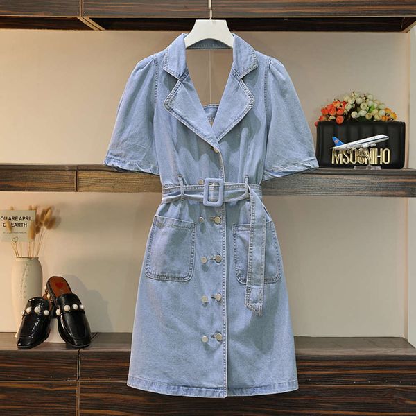 big size women's dress fat sister summer 2020 new fashion age reducing and belly covering smart jeans waist closing dress, Black;gray
big size women's dress fat sister summer 2020 new fashion age reducing and belly covering smart jeans waist closing dress, Black;gray