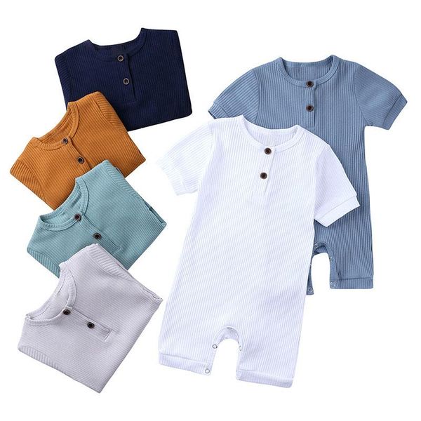 jumpsuits baby clothes jumpsuit summer short-sleeved boys and girls one-piece solid color romper bag fart, Blue
jumpsuits baby clothes jumpsuit summer short-sleeved boys and girls one-piece solid color romper bag fart, Blue