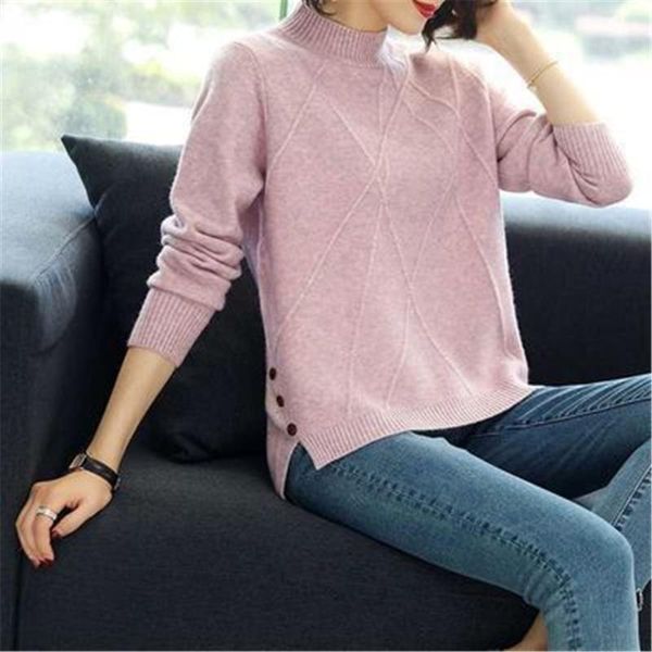 women's sweaters 2021 turtleneck thicken sweater ladies autumn winter long sleeve short loose pullover korean bottom knitted jumper, White;black
women's sweaters 2021 turtleneck thicken sweater ladies autumn winter long sleeve short loose pullover korean bottom knitted jumper, White;black