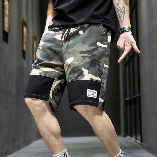 men's shorts camouflage for male 2021 summer short pants patchwork bottom elastic waist knee-length straight pdg2184, White;black
men's shorts camouflage for male 2021 summer short pants patchwork bottom elastic waist knee-length straight pdg2184, White;black