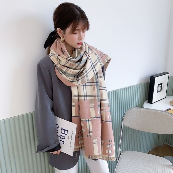 autumn and winter new womens scarf contrast color letter plaid knitted warm thickened scarf wholesale, Blue;gray
autumn and winter new womens scarf contrast color letter plaid knitted warm thickened scarf wholesale, Blue;gray