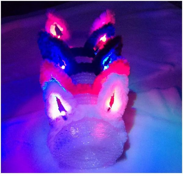 new light glow blinking plush bunny rabbit ears head band women girls hair hand hair accessories party supplies h qylysj, Blue;red
new light glow blinking plush bunny rabbit ears head band women girls hair hand hair accessories party supplies h qylysj, Blue;red