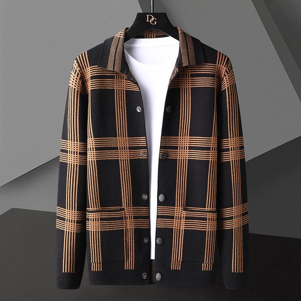 knit sweater 2021 autumn ted cardigan casual fashion clothes youth plaid jacket men's, White;black
knit sweater 2021 autumn ted cardigan casual fashion clothes youth plaid jacket men's, White;black